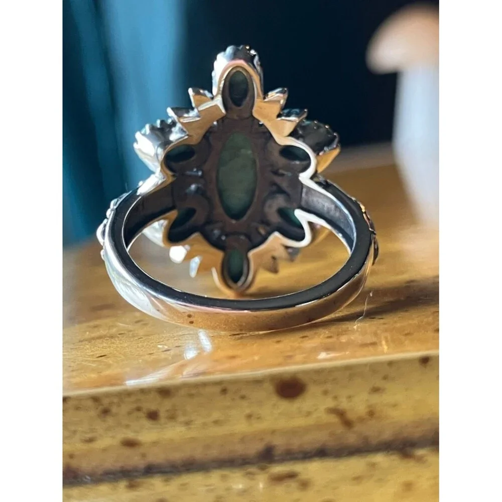 Royston Turquoise Sterling Silver Ring Size 7